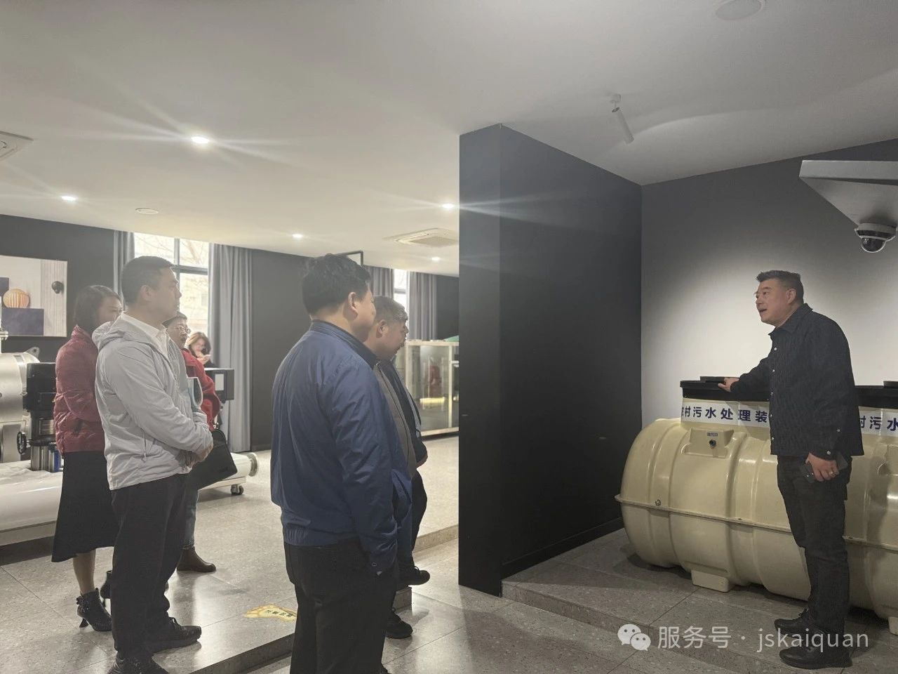 白马镇政协领导率领全镇政协委员莅临江苏凯泉视察指导