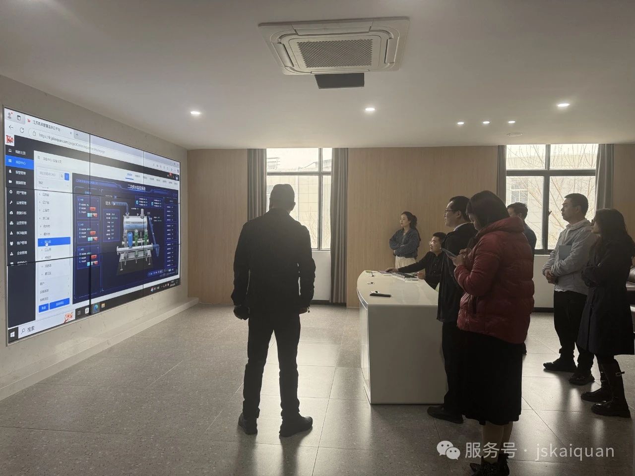 白马镇政协领导率领全镇政协委员莅临江苏凯泉视察指导